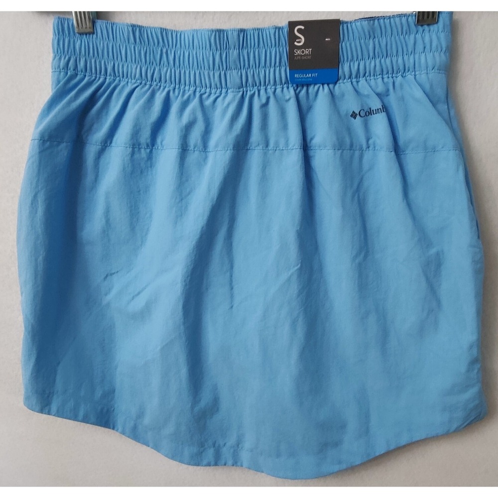 Columbia Women's Summerdry Skort Size S/P Color Dark‎ Blue And Light Blue - Picture 5 of 13